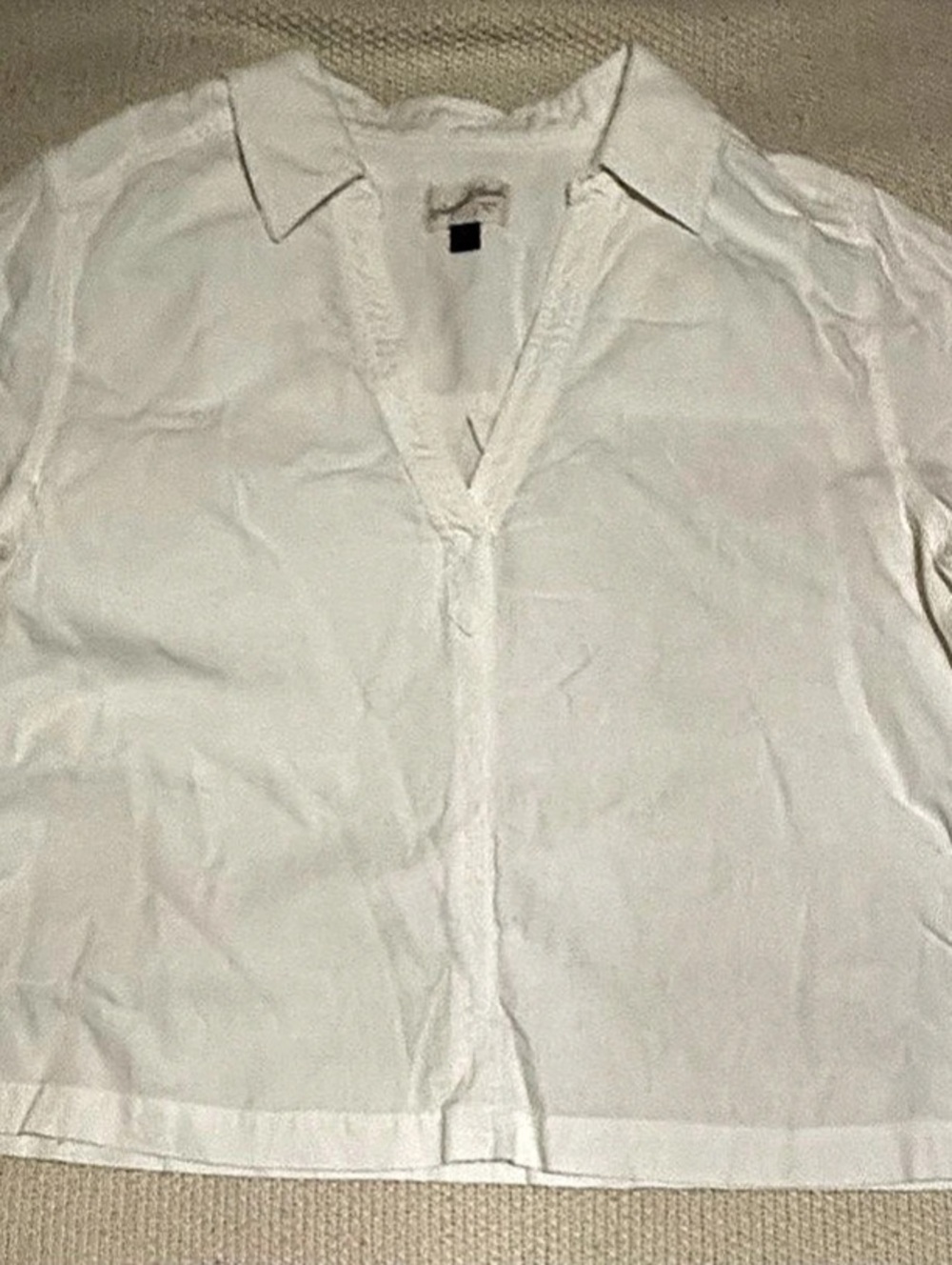 Universal Thread Short Sleeve Button Down White Size XL Like New